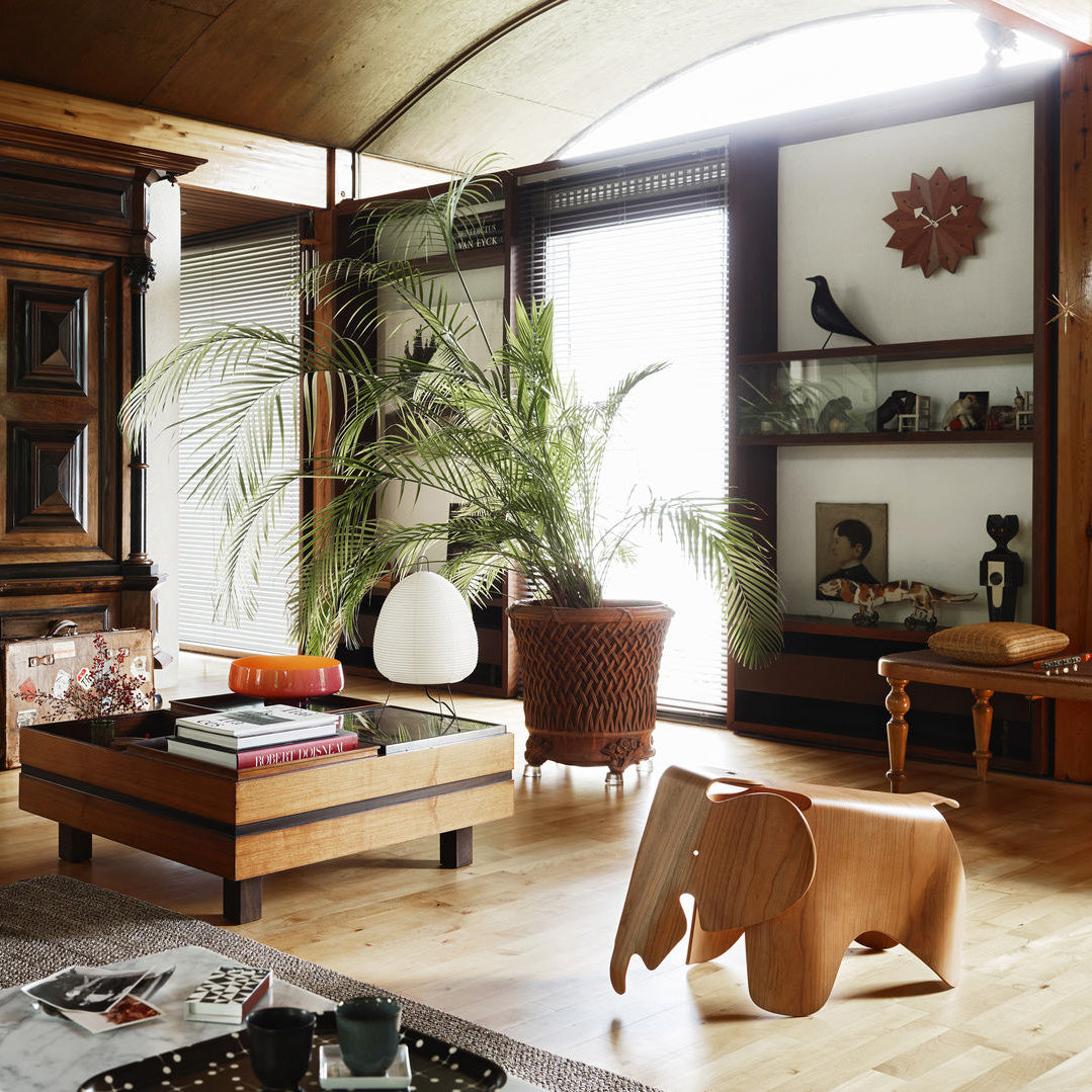 Eames Elephant Plywood Chair - Mid-Century Modern Wooden Elephant Stool for Kids & Nursery Decor - Perfect for Playrooms, Bedrooms, and Living Spaces