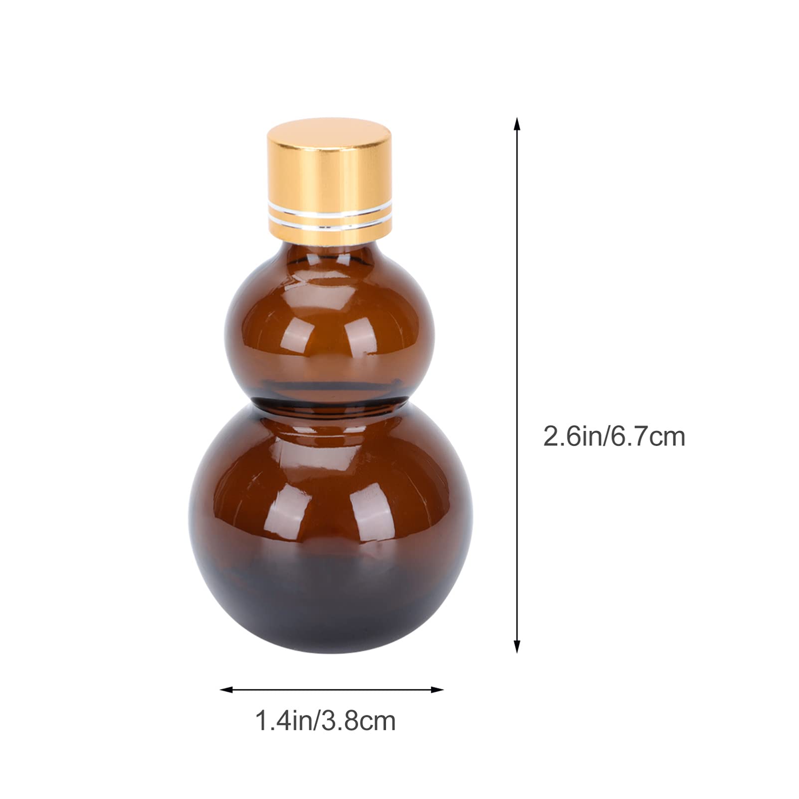 DOITOOL 10-Pack 50ml Amber Glass Perfume Bottles, Essential Oil Roller Bottles, Travel-Sized Toiletry Containers for Fragrance, Makeup & Liquids - Perfect for DIY, Aromatherapy & On-the-Go Use