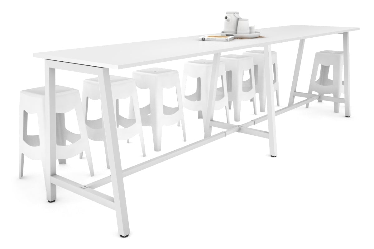 Quadro A Legs Large Counter Table - 3600L x 700W - Durable Metal Frame for Kitchen, Bar, Restaurant & Commercial Use