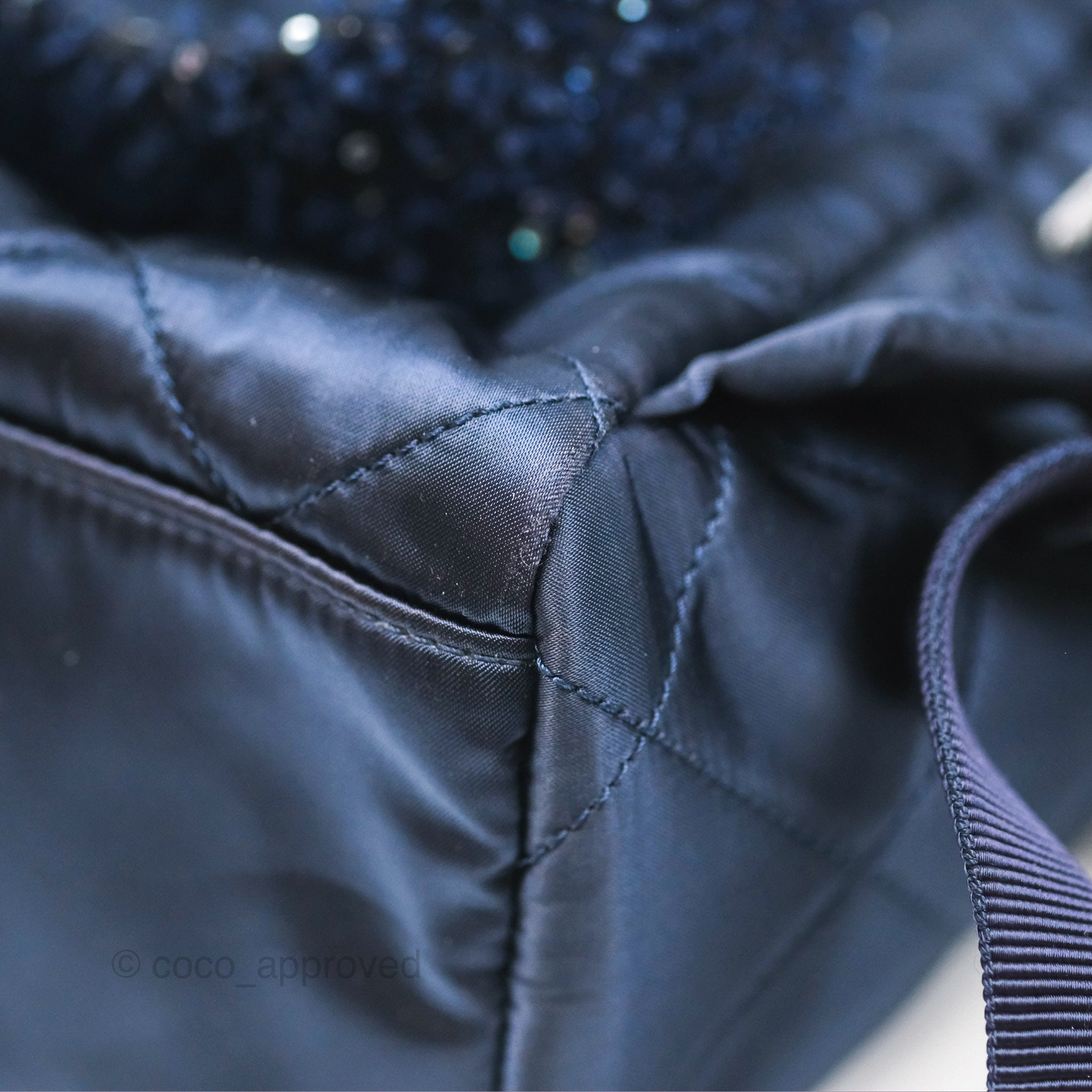 Chanel Astronaut Essentials Backpack - Navy Blue Tweed & Nylon Luxury Designer Backpack for Women | Perfect for Travel, Work & Everyday Use