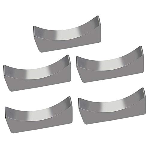 Premium Stainless Steel Chopstick Rests & Utensil Holders - Set of 5 - Elegant Tableware for Asian Dining, Sushi Nights & Home Kitchen Organization