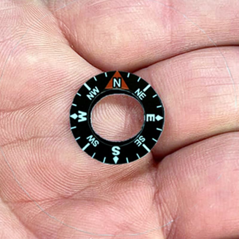 Mini Escape Compass - Survival Gear for Hiking, Camping & Outdoor Adventures - Compact & Durable Emergency Navigation Tool
