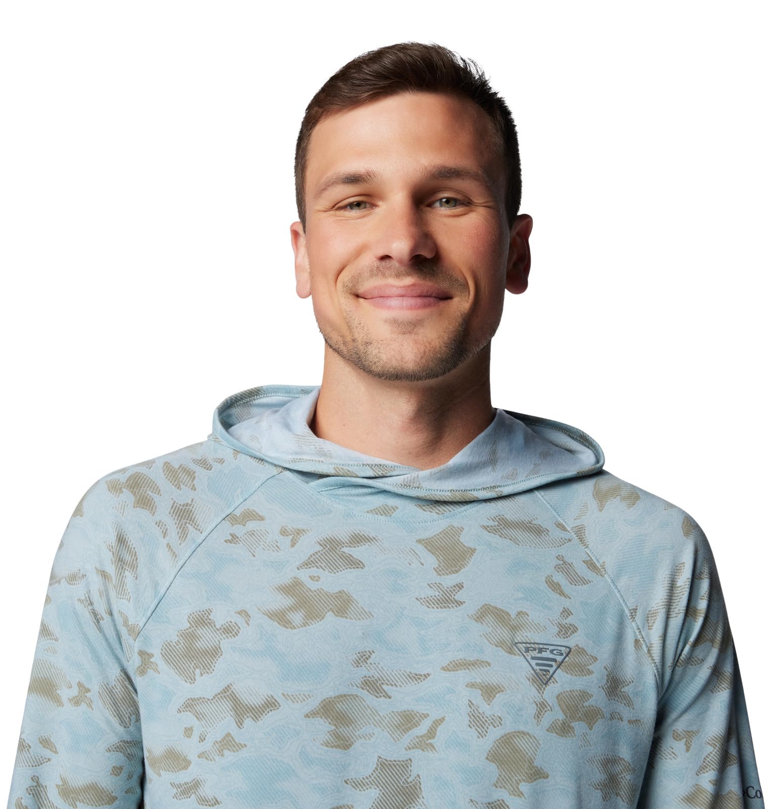 Columbia Men's PFG Uncharted Hoodie Sweatshirt - Lightweight, Water-Resistant Fishing Hoodie for Outdoor Adventures, Hiking & Camping