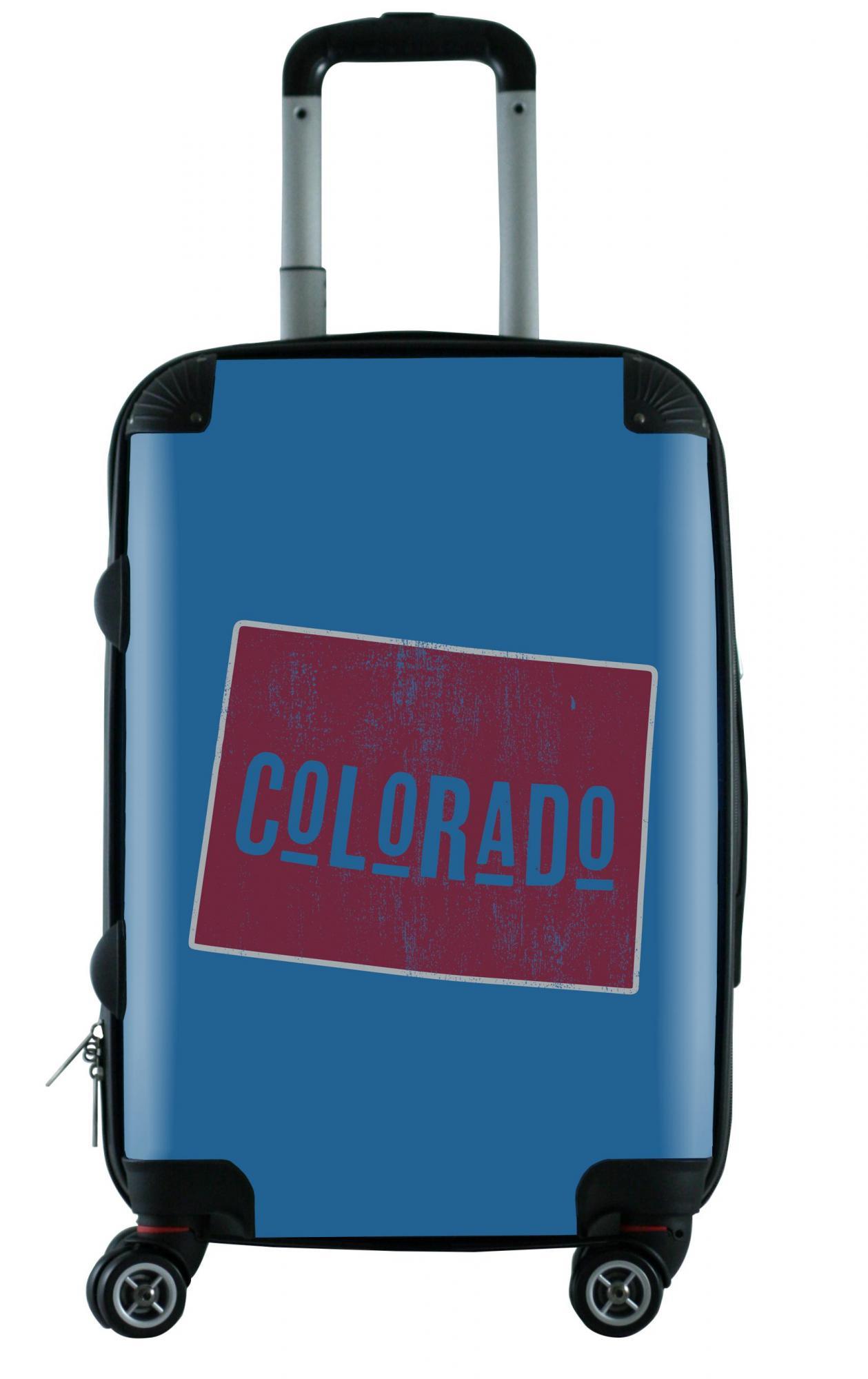 612 My Home State Colorado 20-Inch Carry-On Luggage - Perfect for Air Travel & Weekend Getaways