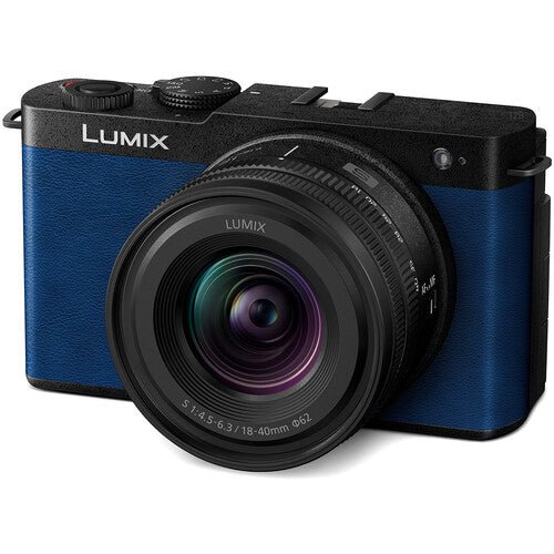 Panasonic Lumix S9 Mirrorless Camera with 18-40mm f/4.5-6.3 Lens (Blue) - Compact Travel & Vlogging Camera for Content Creators