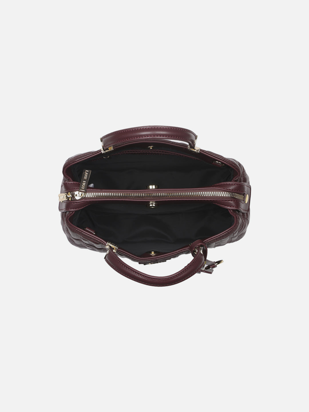 Lavie Luxe Juli25 Medium 3 Compartment Satchel Handbag for Women - Stylish Crossbody Purse with Spacious Storage for Work, Travel & Everyday Use