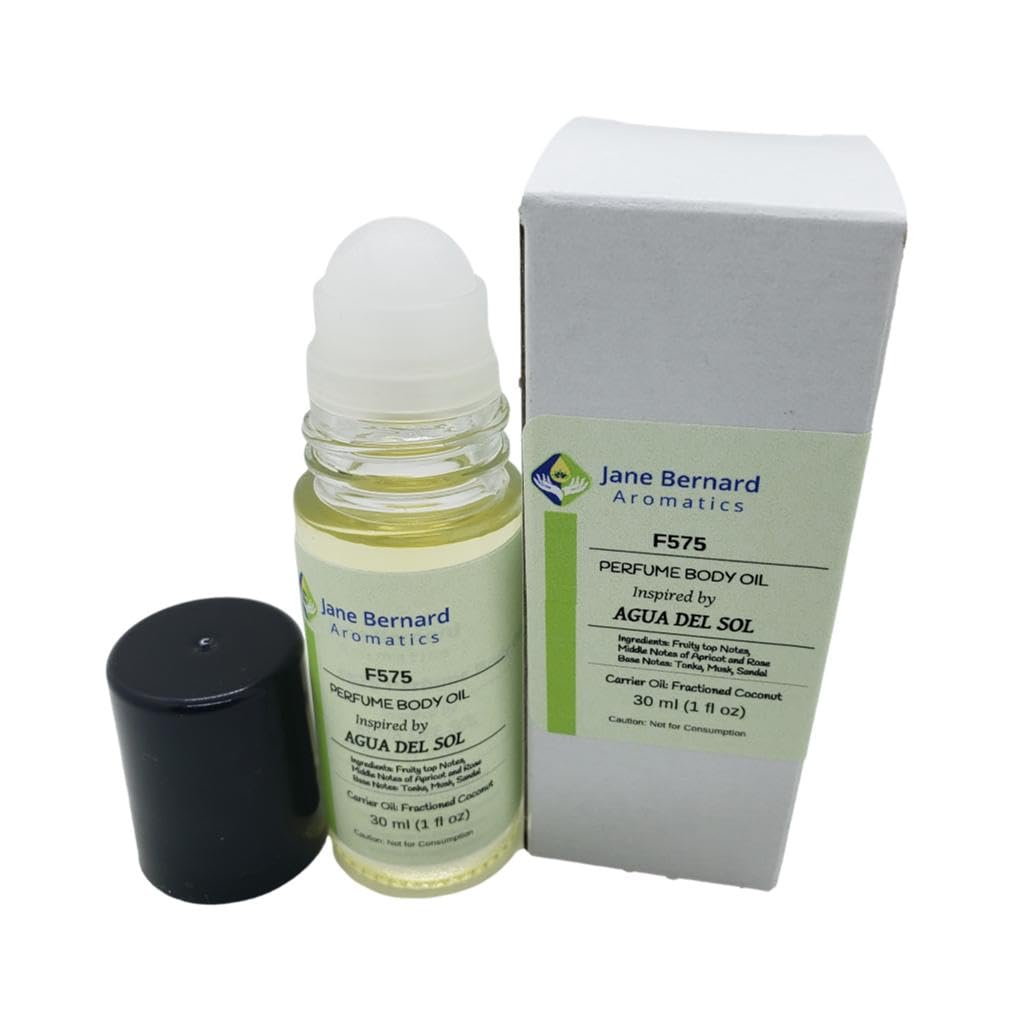 1 OZ F575 Fragrance Oil Inspired by AGUA DEL SOL Perfume - Women's Body Oil, Skin-Safe & Affordable - Perfect for Daily Wear, Gifts & Aromatherapy