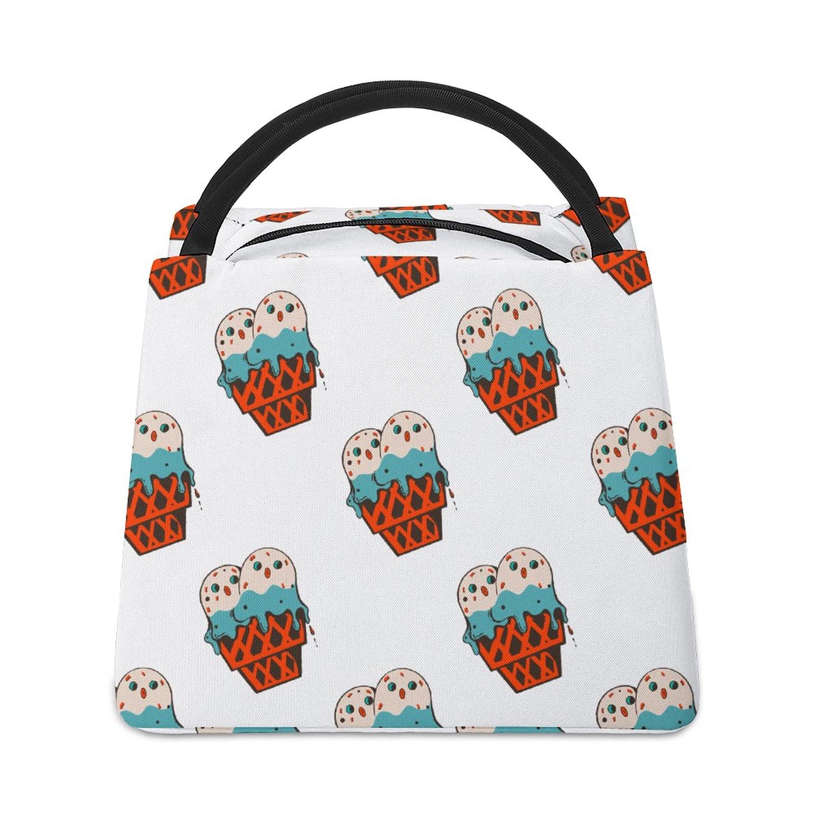 Insulated Reusable Lunch Tote Bags - Personalized Cooler Lunch Box for Men & Women | Perfect for Office, School, Picnics & Beach Trips