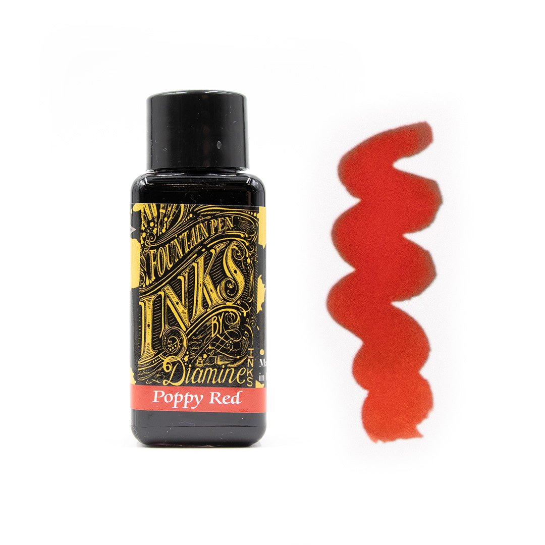 Premium Diamine Fountain Pen Ink 30ml Bottle - Vibrant Colors for Calligraphy, Journaling & Artistic Writing - Perfect for Fountain Pens, Dip Pens & Ink Drawing