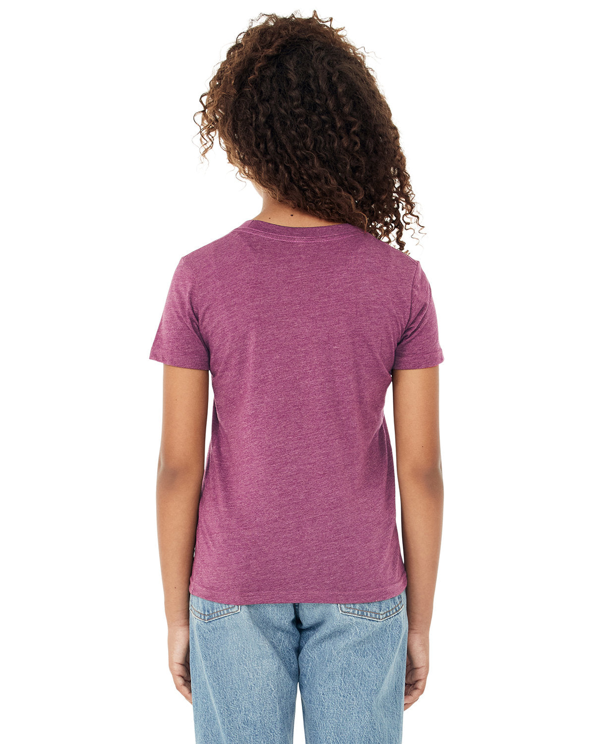 Bella + Canvas 3001YCV Youth CVC Jersey T-Shirt - Soft Cotton Blend Tee for Kids, Comfortable Everyday Wear for School, Play & Casual Outfits