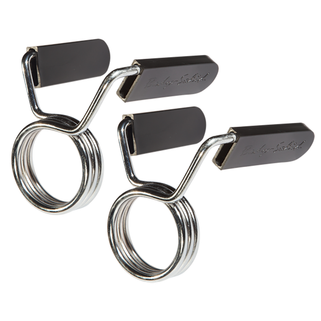 Body Solid Olympic Spring Collar (Pair) - Heavy Duty Barbell Clamps for Weightlifting, Powerlifting & Strength Training - Perfect for Home Gym & Commercial Use
