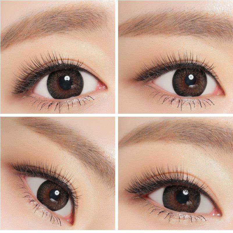 NEO Vision Extra Dali 2 Brown Contact Lenses - Korean Style Circle Lenses for Natural Eye Enlargement & Daily Wear