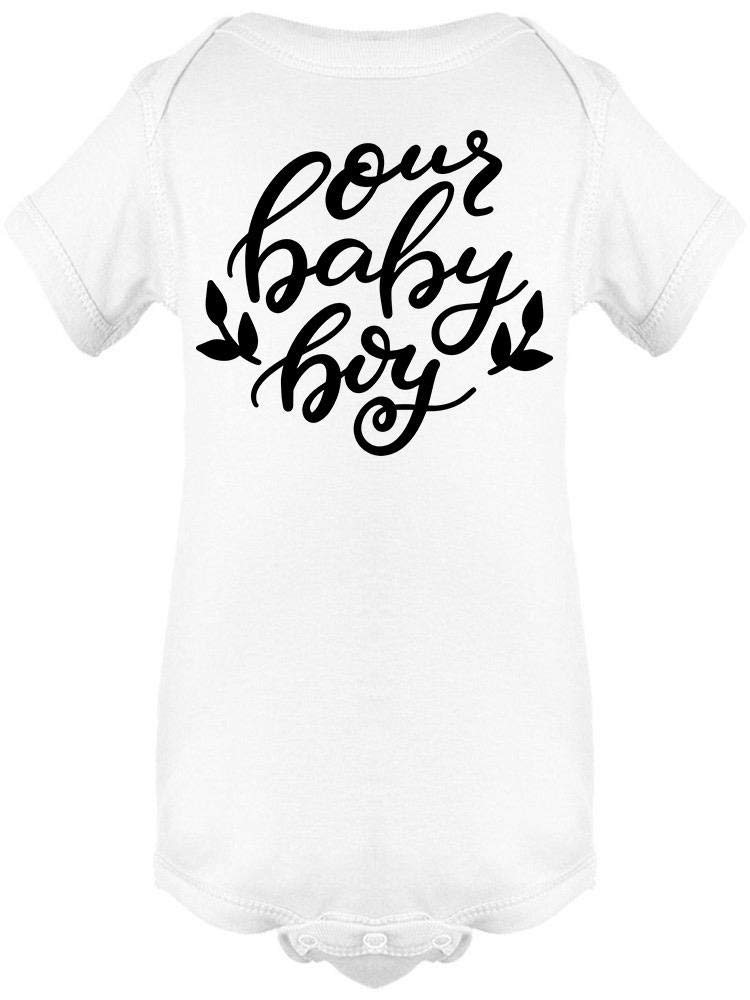 Personalized Lettering Bodysuit for Baby Boys - Cute & Comfortable Outfit for Newborns, Infants - Perfect for Photos, Birthdays & Special Occasions