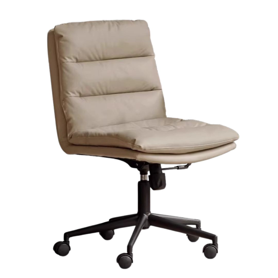 20.9x27.6x33.5 inch/ 53x70x85сm/ Grey color/ Milk Brown-Armless Office Chair