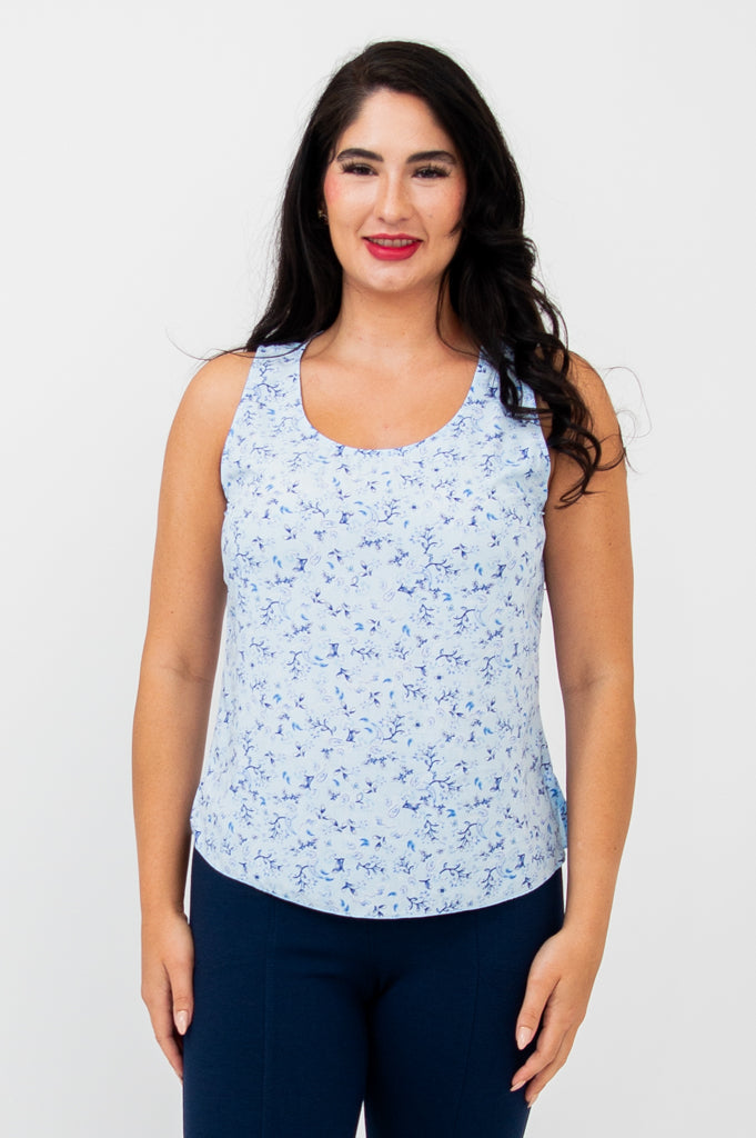 Minida Dee Tank - Women's Casual Sleeveless Cami Top for Summer, Beach, and Layering