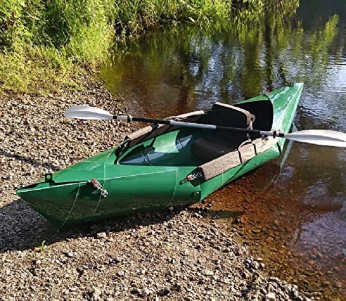 Foldable Kayak - Lightweight & Adjustable Sit-in Kayak with Hard Shell, 10 Color Options, Easy Transport & Quick Setup - Ideal for Fishing, Lakes & Rivers | Perfect for Outdoor Adventures, Camping & Water Sports