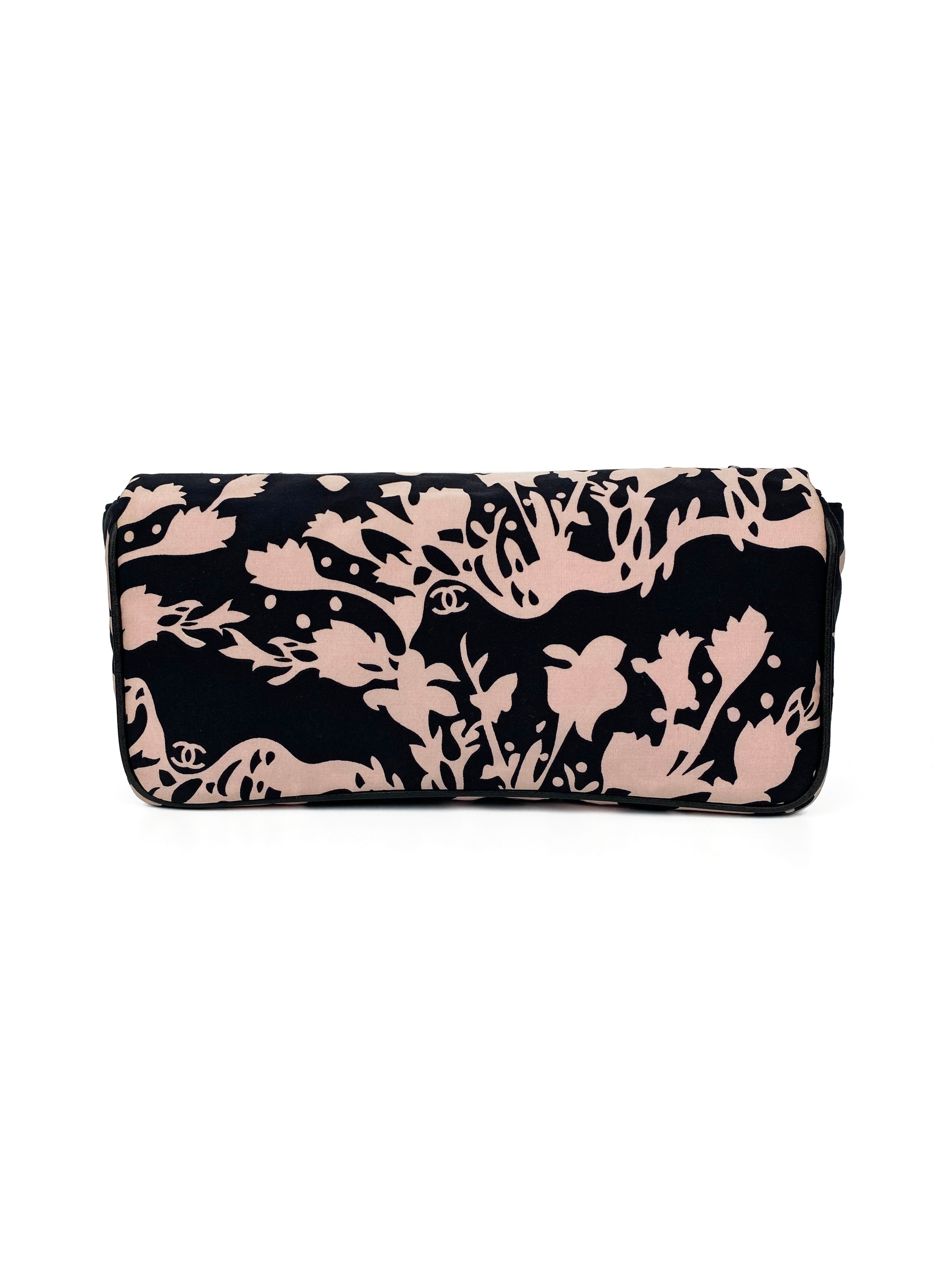 Chanel Pink & Black Medium Classic Flap Bag - Luxury Designer Handbag for Women | Perfect for Parties, Work & Everyday Use