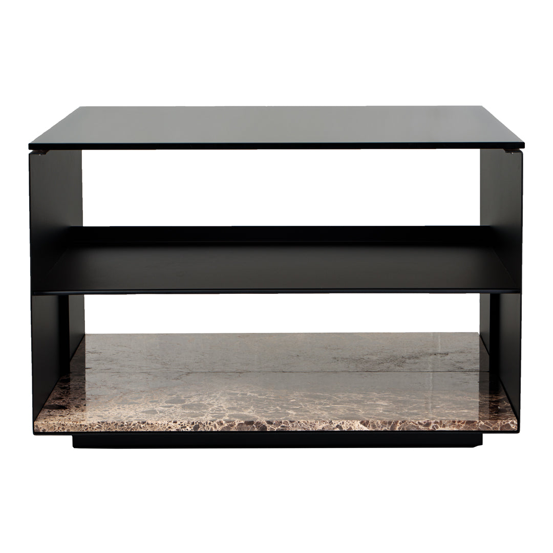Modern Glass Top Expose Coffee Table - Stylish Living Room Centerpiece for Home Decor & Entertaining