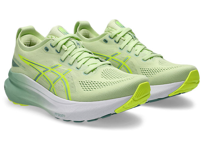 ASICS Women's Gel-Kayano 31 Running Shoes (B Width) - Cool Matcha/Light Celadon | Cushioned Stability for Long Distance Running & Gym Workouts
