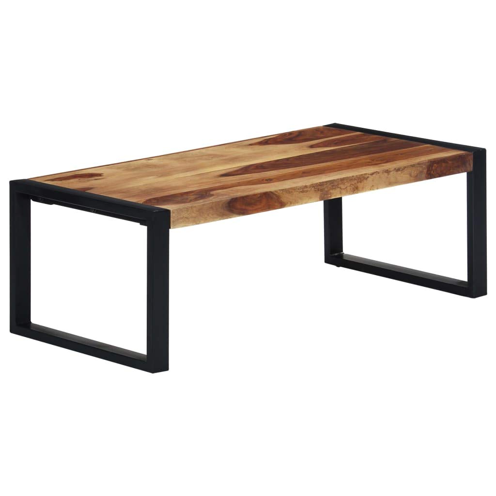Solid Sheesham Wood Coffee Table - 43.3