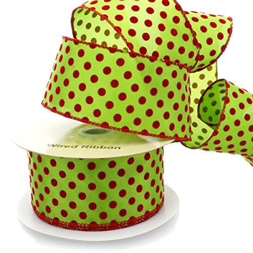 Green/Red Flock Dot