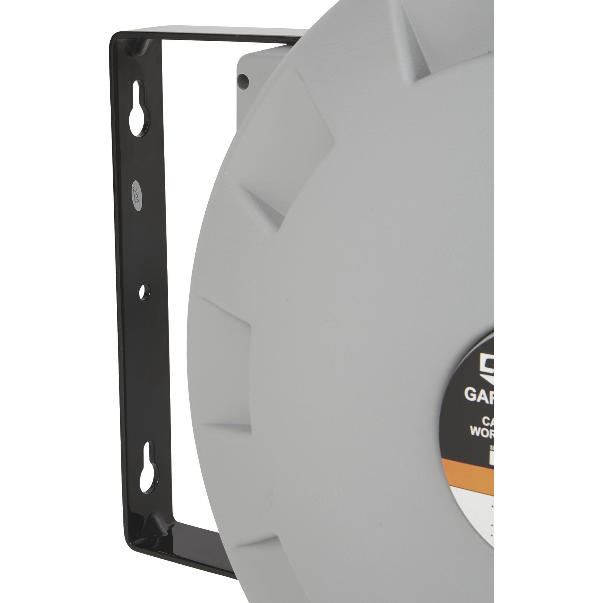 Strongway Retractable Garden Hose Reel with 5/8in. Dia. x 80ft. Heavy Duty Hose - Wall Mount for Lawn, Garden & Outdoor Watering
