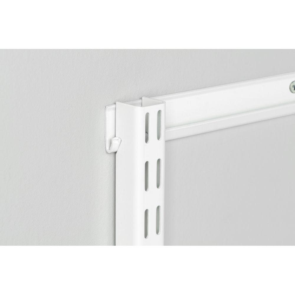 Elfa Top Track Shelf System - 180cm Width in Platinum Finish | Premium Closet & Storage Organization for Home & Office