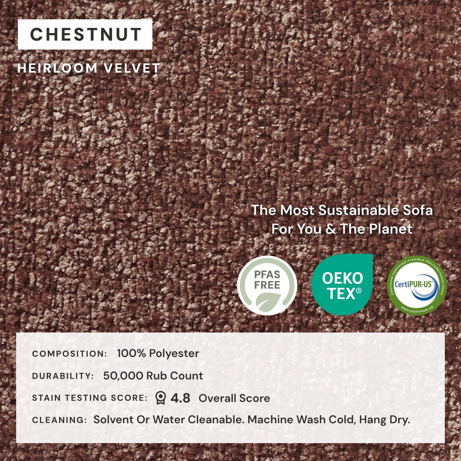 Premium Modular Performance 3-Seater Sectional Sofa in Rich Chestnut Brown | Luxe Fabric Blend | Perfect for Living Room, Family Room & Home Theater