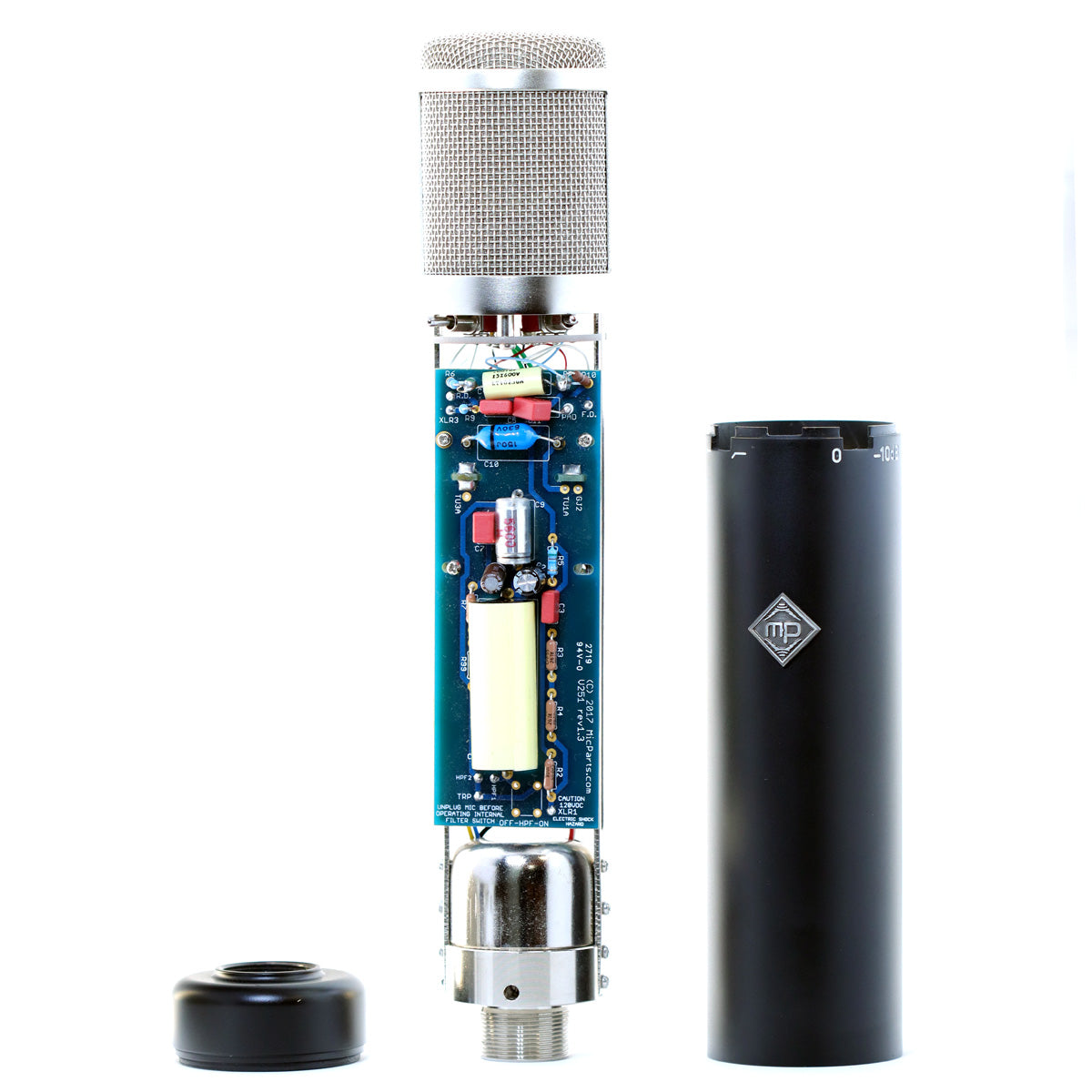 V251 Tube Condenser Microphone - Professional Studio Recording Mic for Vocals, Instruments & Podcasting - Perfect for Home Studios, Live Performances & Voice Overs