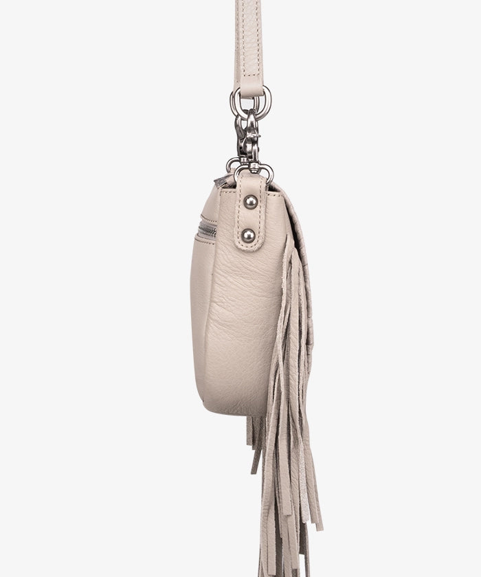Montana West Genuine Leather Floral Fringe Crossbody Bag for Women - Stylish Boho Shoulder Purse with Adjustable Strap, Perfect for Daily Use, Travel & Festivals