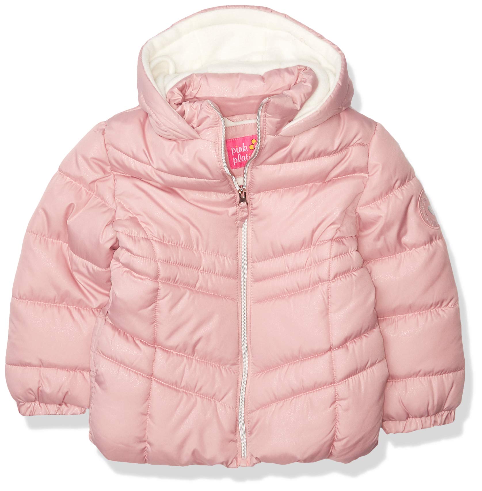 Pink Platinum Girls' Puffer Jacket - Winter Warm Coat for Kids, Lightweight Waterproof Outerwear for School & Outdoor Activities | Trendy Fashion for Cold Weather