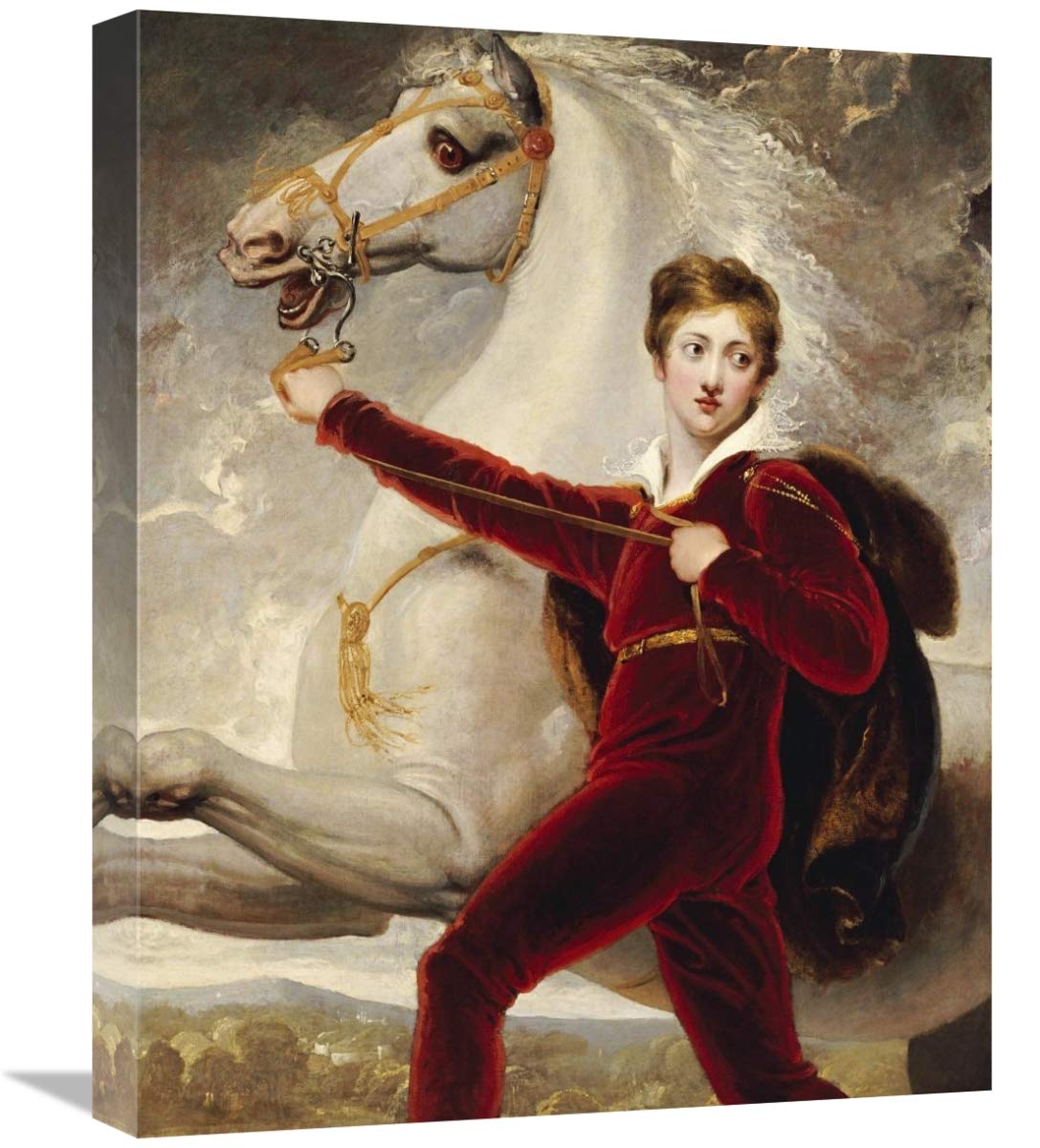 22 Inch Thomas Stothard Boy Portrait Art Print - Classic Wall Decor for Living Room, Bedroom & Office | Vintage Home Decor & Gift Idea