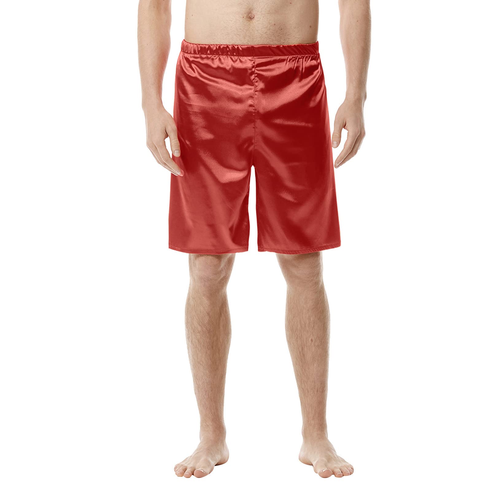 ETHKIA Men's Performance Tech Shorts - Loose-Fit Stretch Cotton Activewear with Pockets | Comfortable Straight-Fit Elastic Waistband for Gym, Running, Workout & Casual Wear