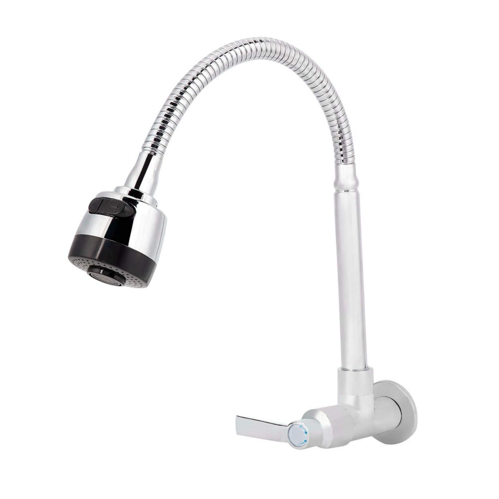 360° Rotatable Wall Mount Faucet G1/2in for Kitchen & Bathroom Sink