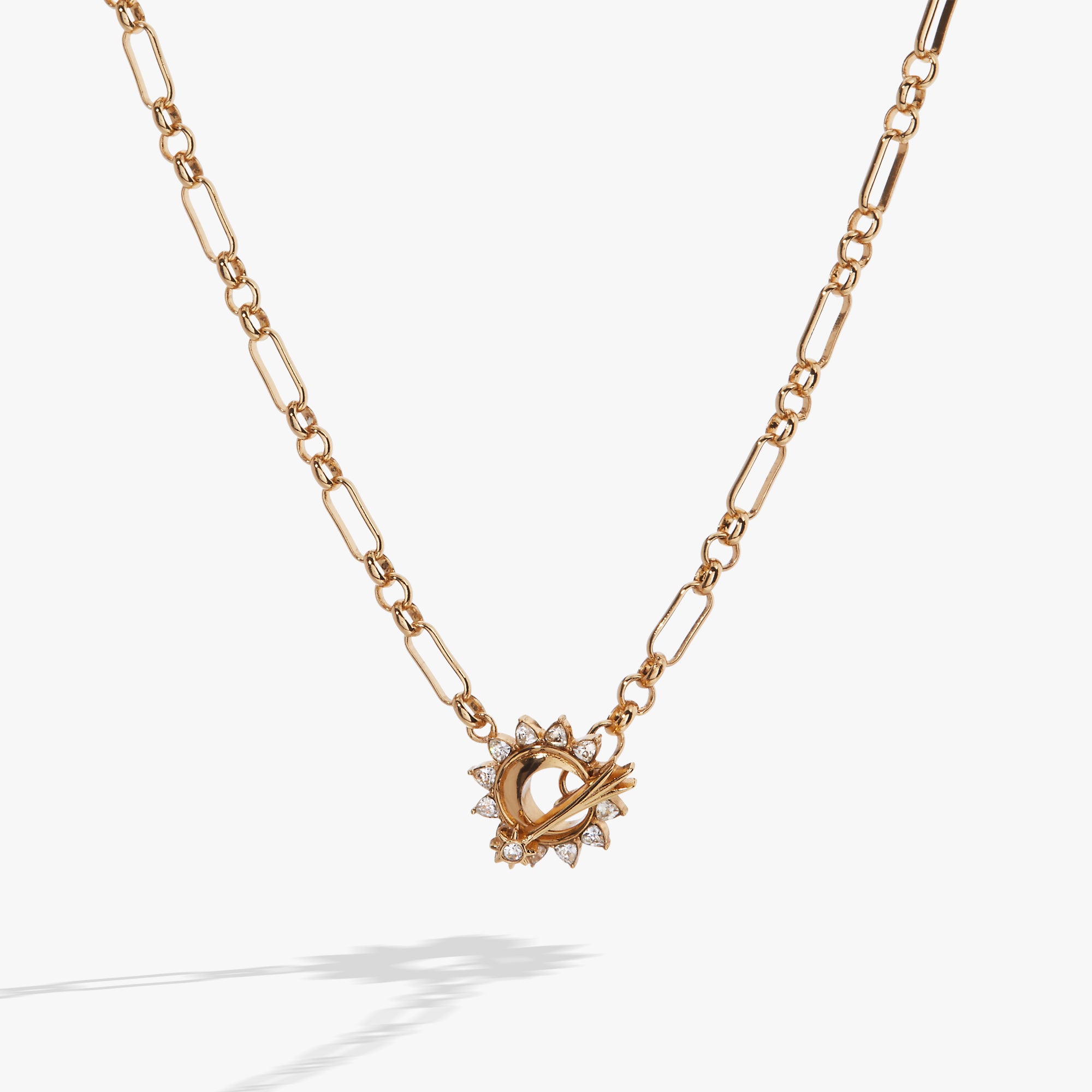 Celestial Toggle Necklace - Elegant Moon and Star Pendant Jewelry for Women | Perfect for Date Nights, Parties & Special Occasions
