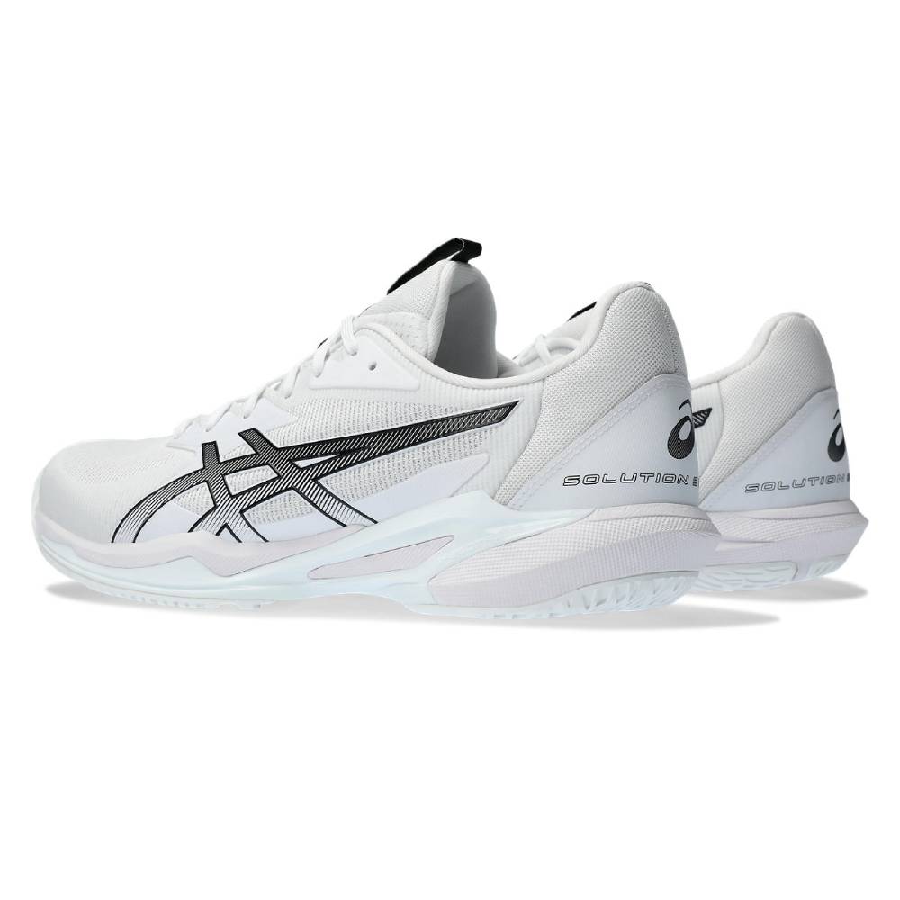ASICS Solution Speed FF 3 Men's Tennis Shoes - Lightweight Performance Court Shoes for Men (White/Black) | Ideal for Competitive Tennis Matches & Training Sessions