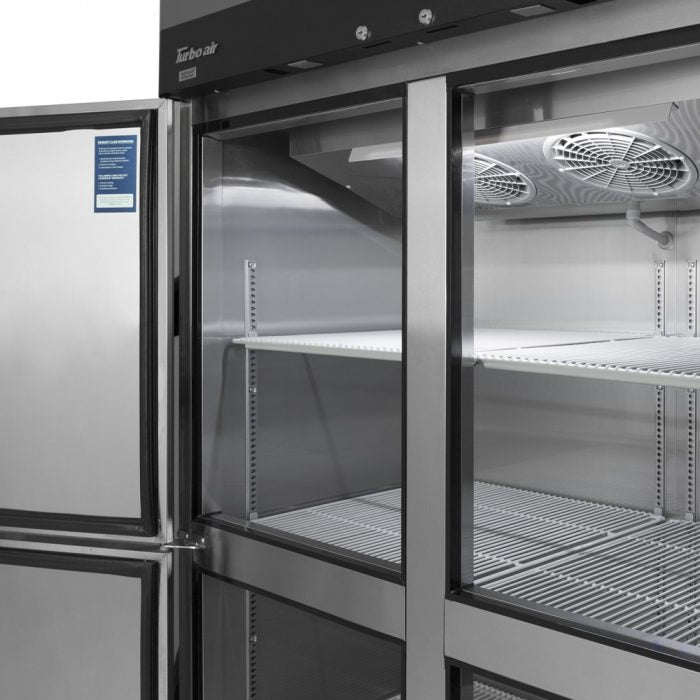 Turbo Air M3 Series 52 Inch Commercial Reach-In Refrigerator with 2 Solid Doors - Perfect for Restaurants, Cafes, and Catering Businesses