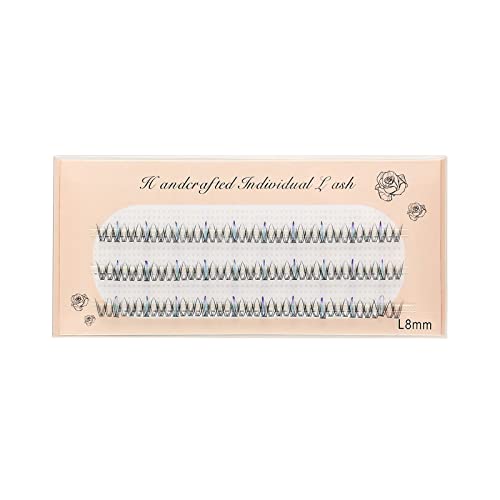 DIY Eyelash Extension Kit - Colorful Volume Synthetic Lashes, Reusable Mini Lash Clusters for Natural Look (8mm) | Perfect for Parties, Weddings & Daily Glam Makeup