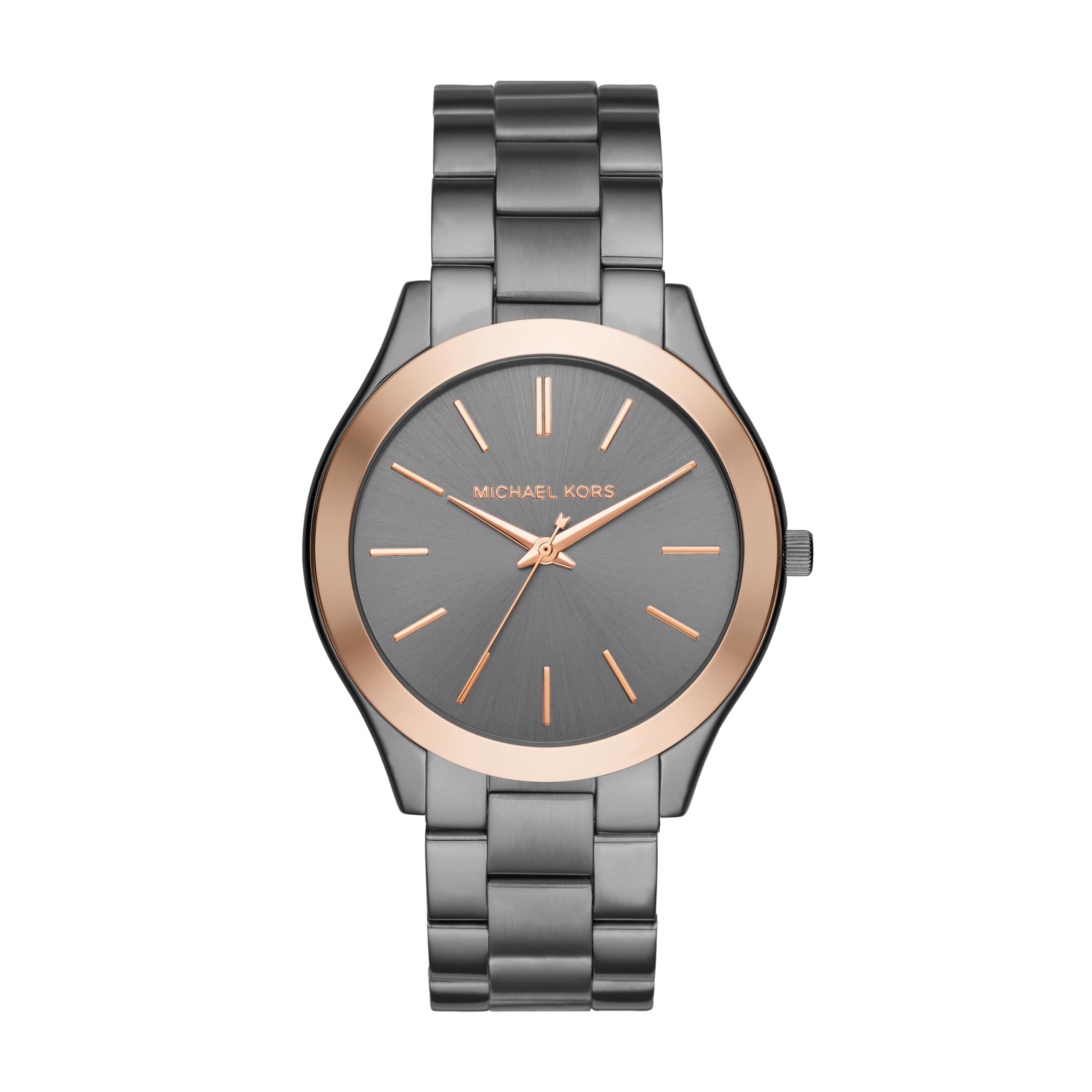 Michael Kors Oversized Slim Runway Men's Watch - Stainless Steel Chronograph Watch for Men | Water Resistant, Fashionable & Durable | Perfect for Business, Casual & Formal Occasions