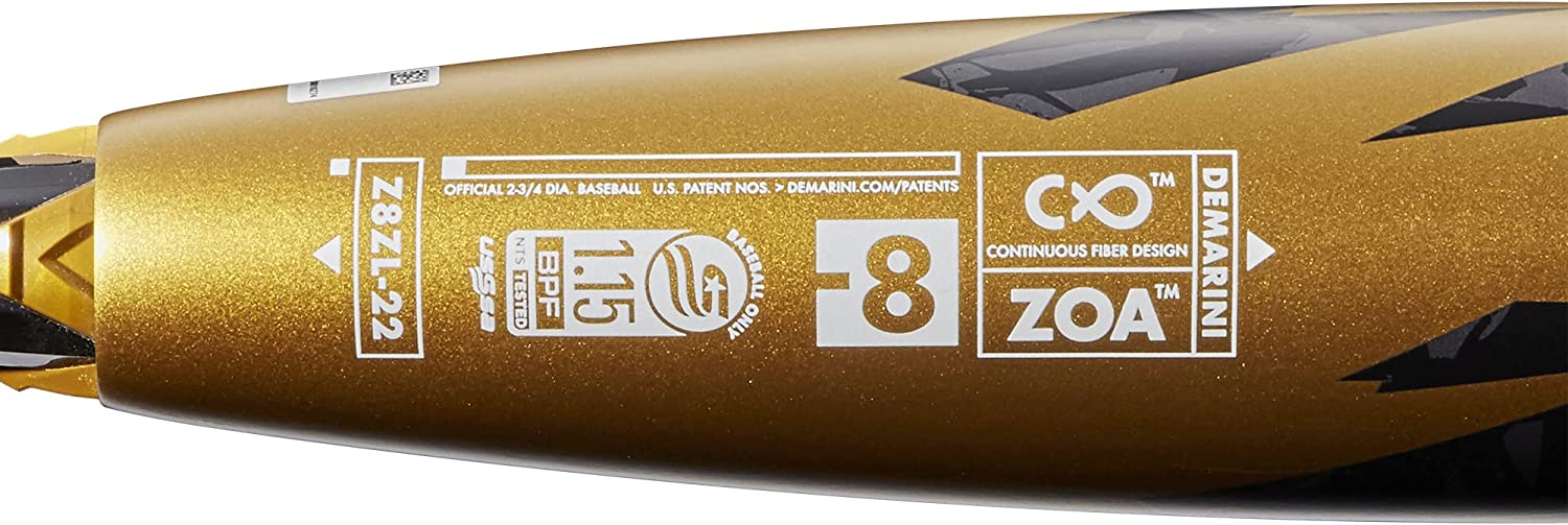 2022 DeMarini Zoa USSSA Youth Baseball Bat - 2 3/4