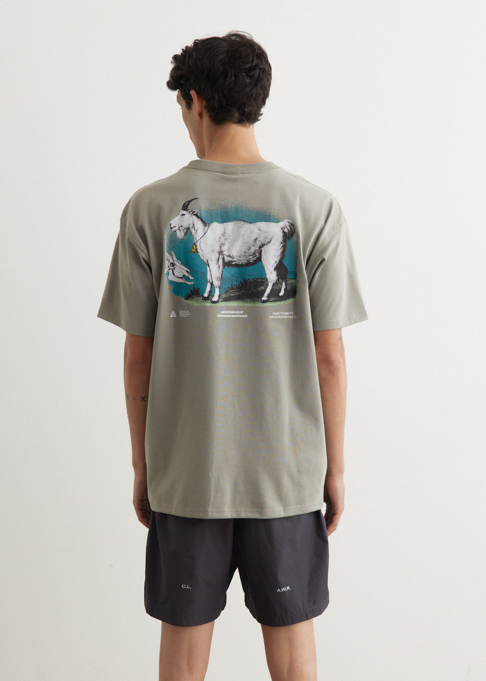 ACG Dri-FIT Goat T-Shirt for Men - Moisture-Wicking Quick-Dry Performance Shirt for Hiking, Running & Outdoor Activities