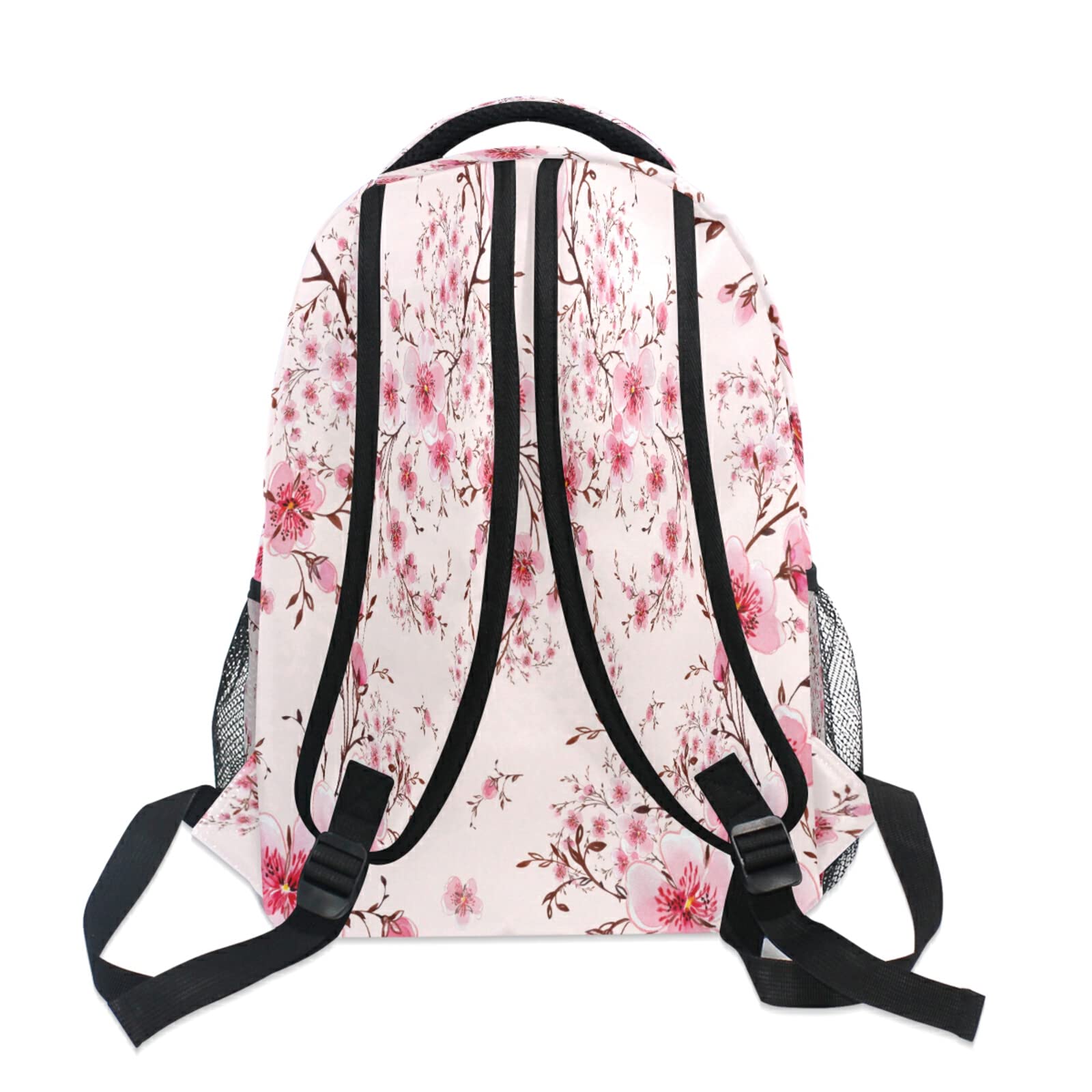 ALAZA Pink Cherry Blossom Floral Large Backpack for Women, Men & Kids - Water Resistant School Bookbag, Laptop Backpack for College, Work & Travel - Perfect for Daily Use, Commuting & Outdoor Activities