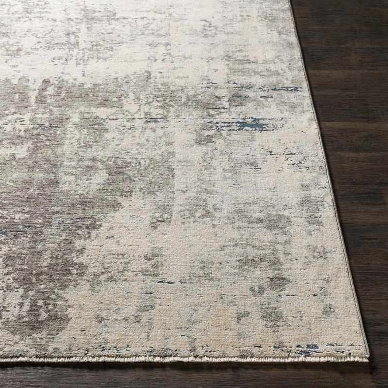 Mark&Day Modern Medium Gray Marble Area Rug 8x10 - Soft Non-Slip Living Room Rug, Bedroom Carpet, Kitchen Floor Mat in Grey Black White (7'10