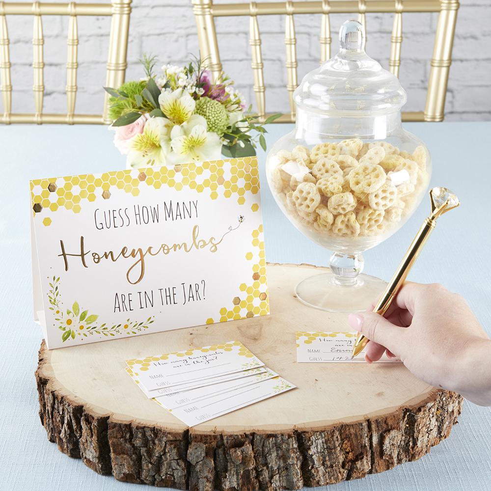 Sweet as Can Bee Advice Cards & Baby Shower Game - Set of 50 Thoughtful Cards for Baby Shower Activities, Gender Reveal Parties & New Parent Gifts