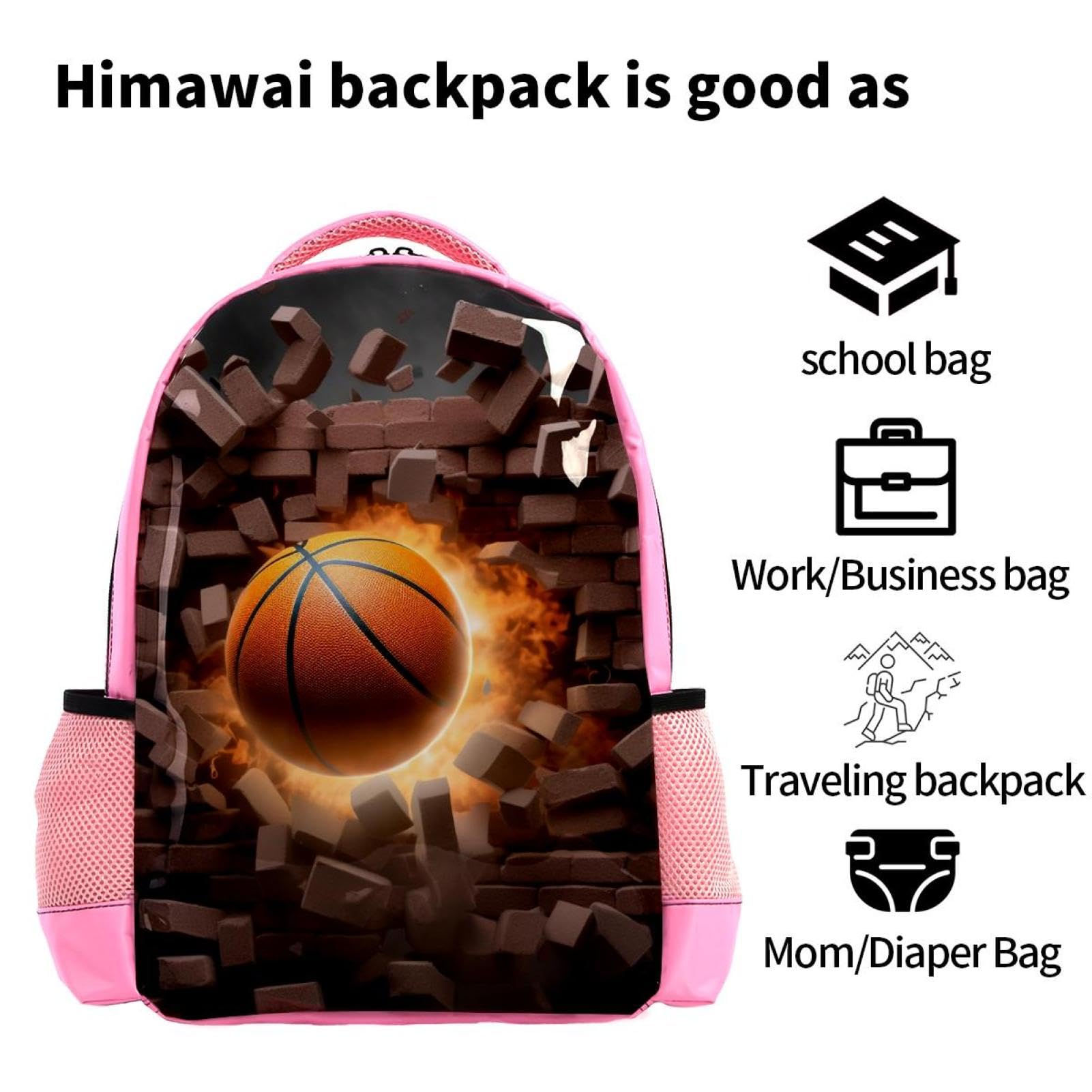 Stylish Travel Backpack for Women & Men - Lightweight Durable Carry-On Backpack with USB Charging Port | Perfect for Hiking, Gym, Work Commute & College Campus Use