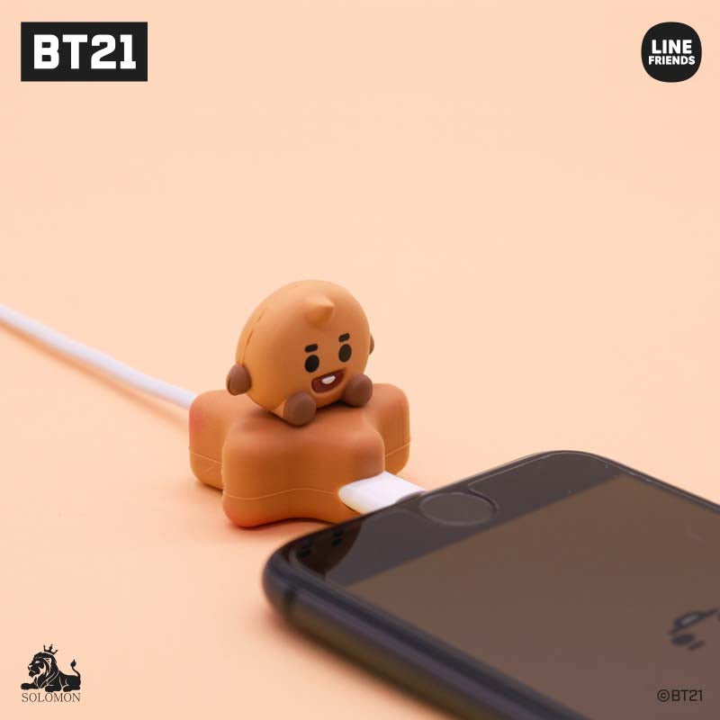 BT21 Shooky Plush Toy - Cute Cable Mascot Character for BTS Fans | Perfect for Home Decor, Gift Giving & K-Pop Collections