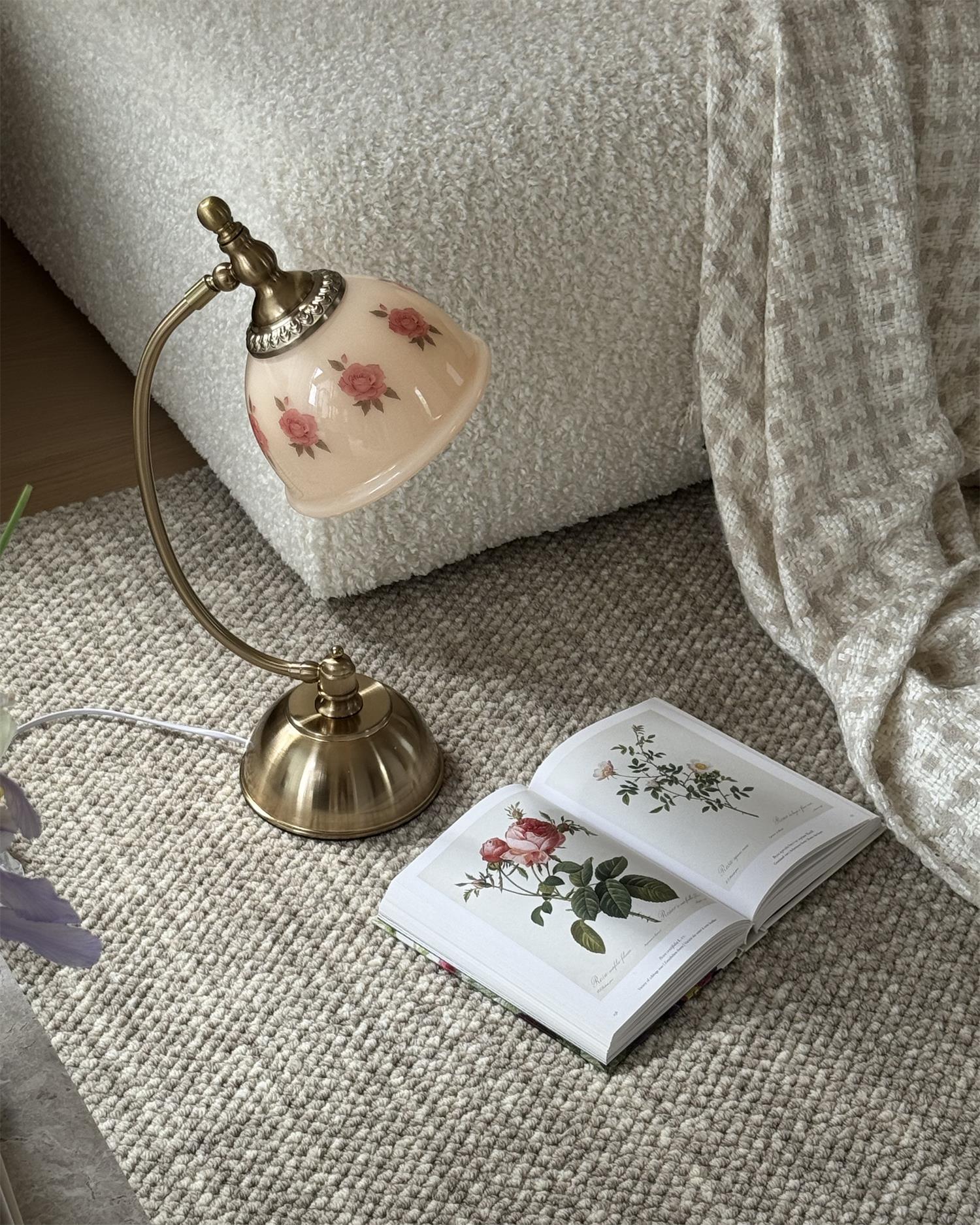 Mishya Floral Table Lamp - Elegant Decorative Lighting for Bedroom, Living Room & Office - Perfect for Home Decor & Gift Giving