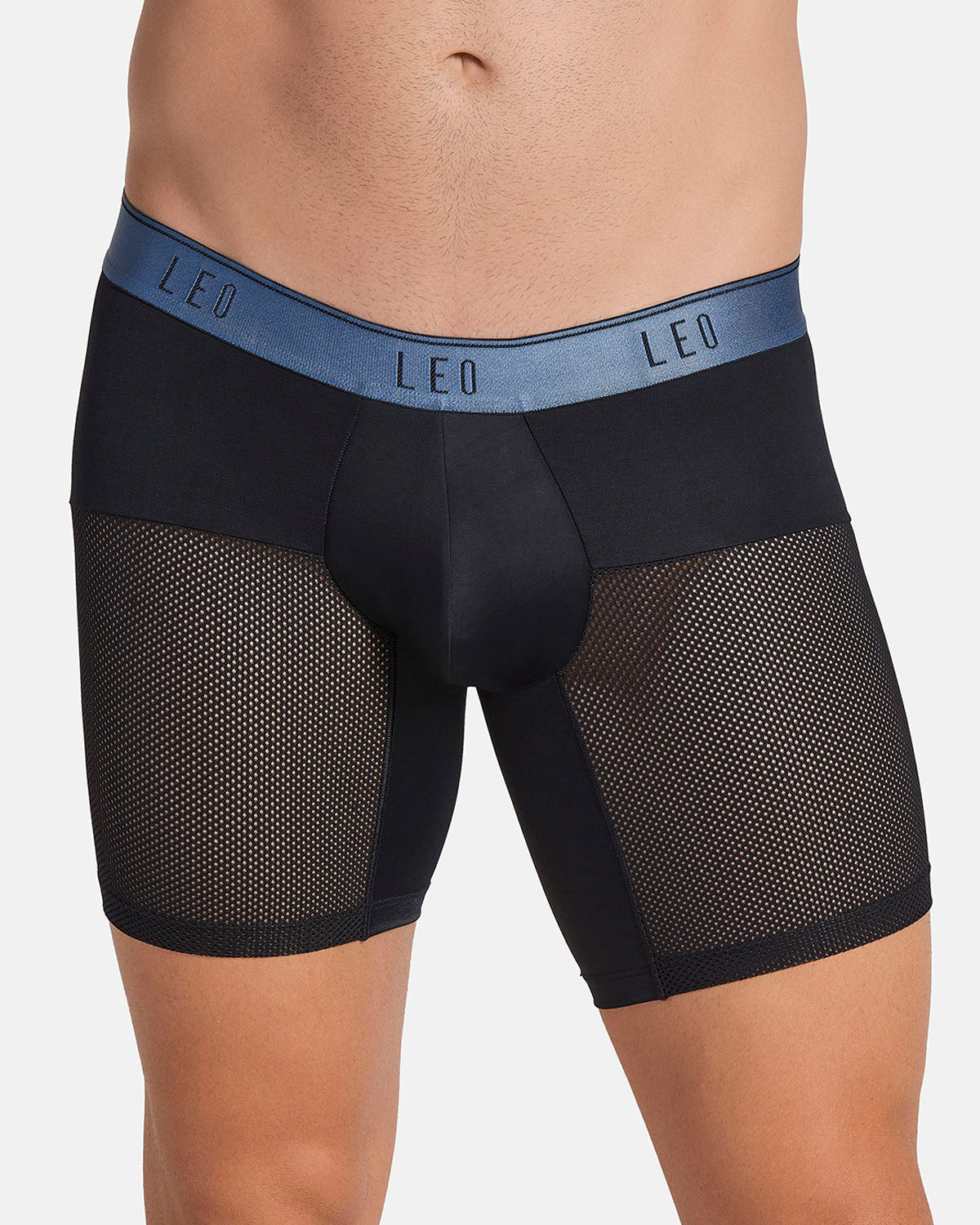 Breathable High-Tech Mesh Boxer Briefs with Ergonomic Support Pouch - Perfect for Gym, Running & Everyday Comfort