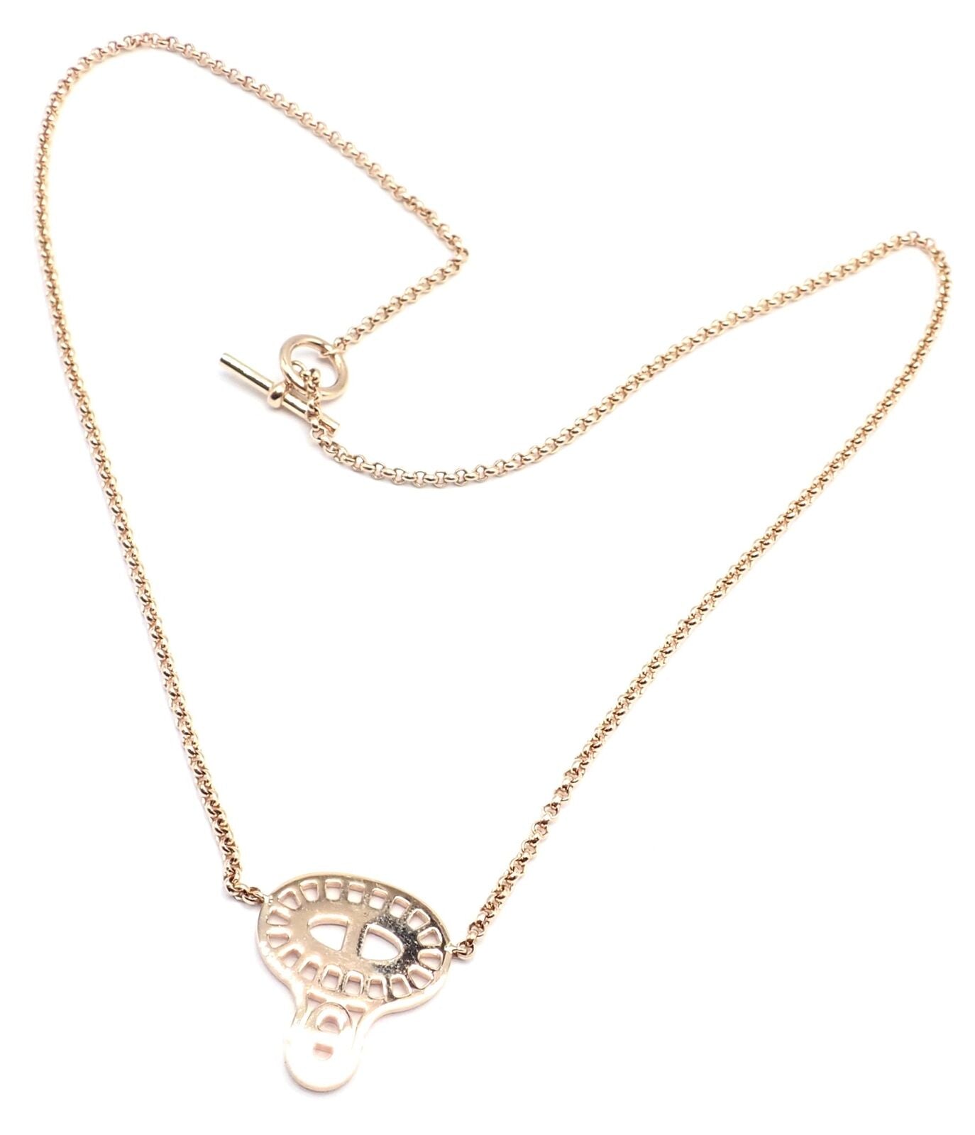 Authentic Hermes Chaine D'ancre Divine 18k Rose Gold Diamond Necklace with Certificate & Box - Perfect for Weddings, Anniversaries & Luxury Gifts