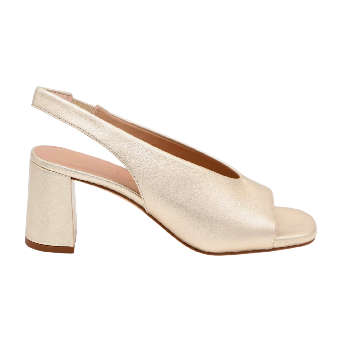 UNISA Women's Gold Peep Toe Slingback Heels - Elegant Dress Shoes for Weddings, Parties & Special Occasions | Comfortable High Heel Sandals for Evening Events & Date Nights